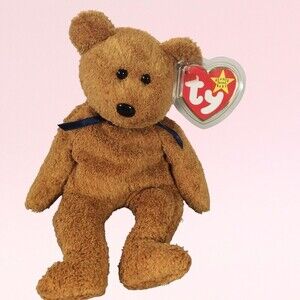 TY Fuzz Beanie Baby Original 1998 Swing Tag and Tush with 1999